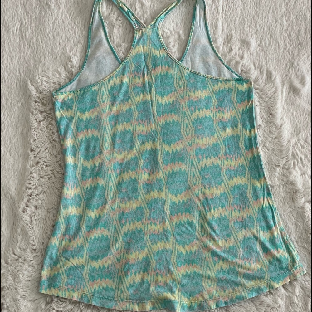 Green Apple Racerback Tank Top Size Large - Picture 2 of 5